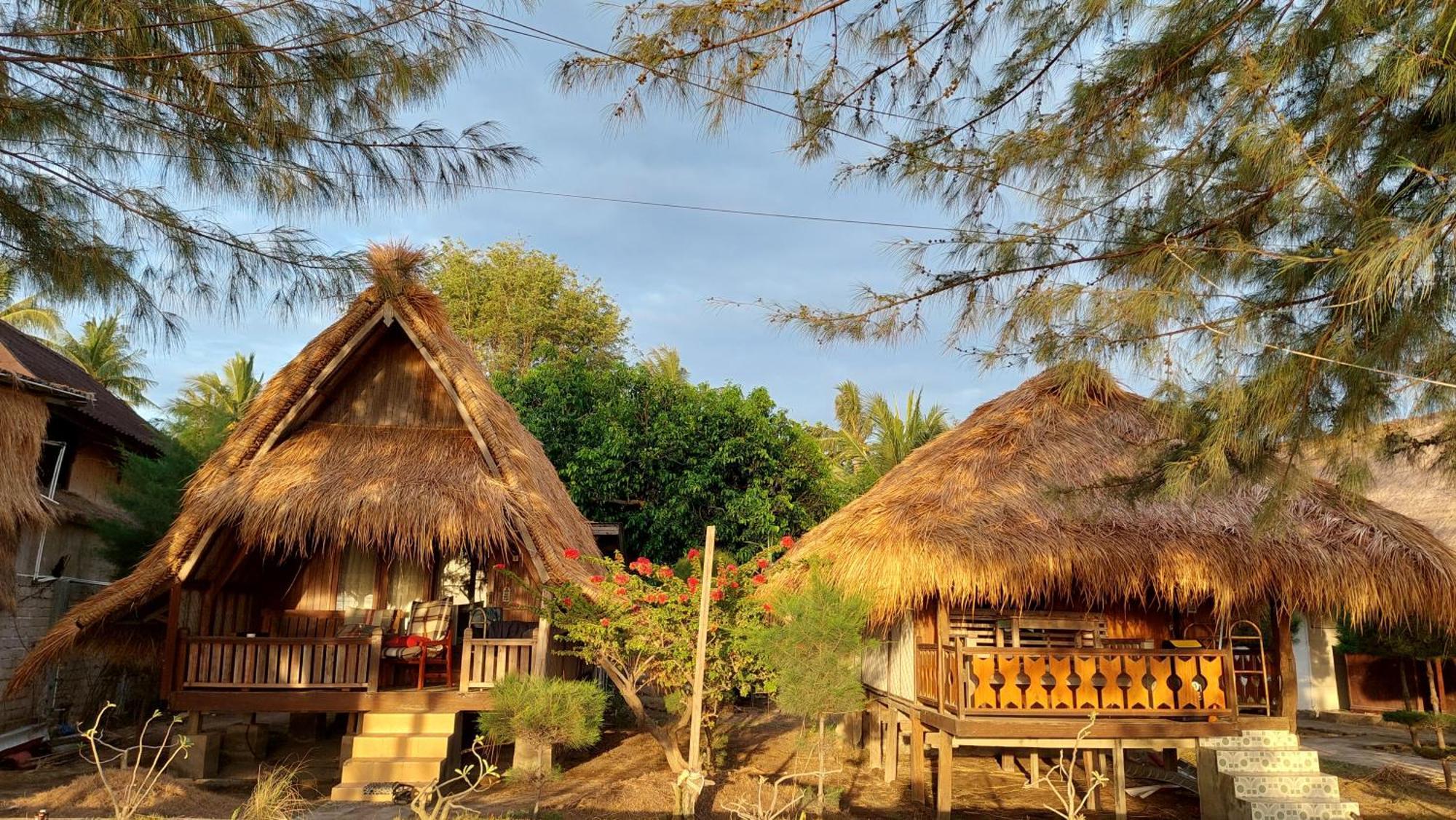 Solabose Cottages Gili Air Exteriör bild